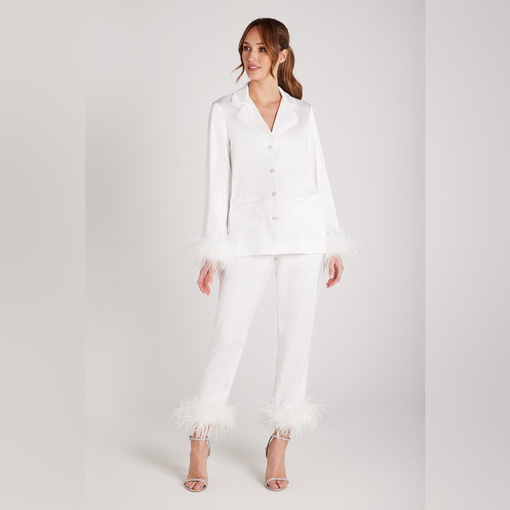Nadine Merabi Darci White Pajamas